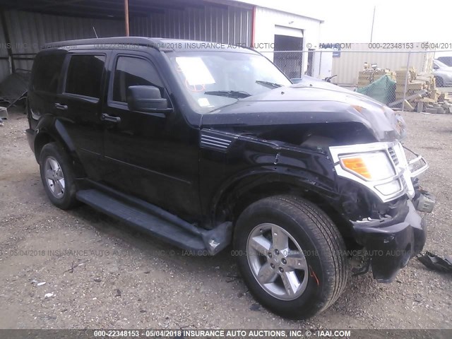 1D8GT58K37W610539 - 2007 DODGE NITRO SLT BLACK photo 1