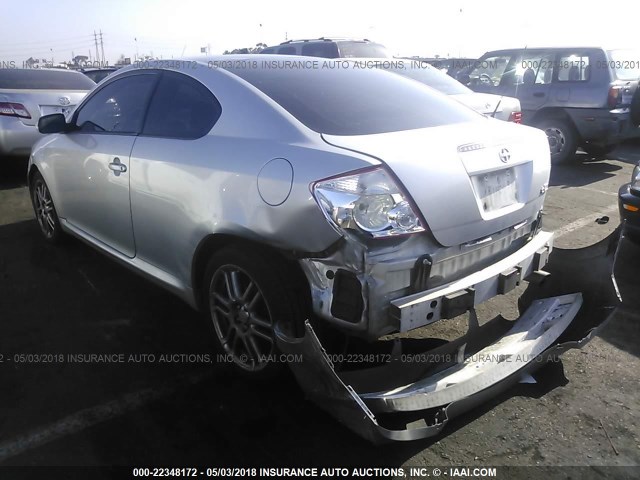 JTKDE177260077854 - 2006 TOYOTA SCION TC 银色 照片 3