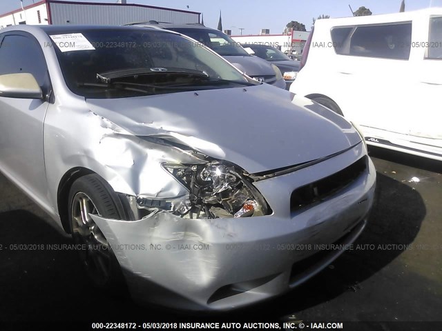 JTKDE177260077854 - 2006 TOYOTA SCION TC 银色 照片 6