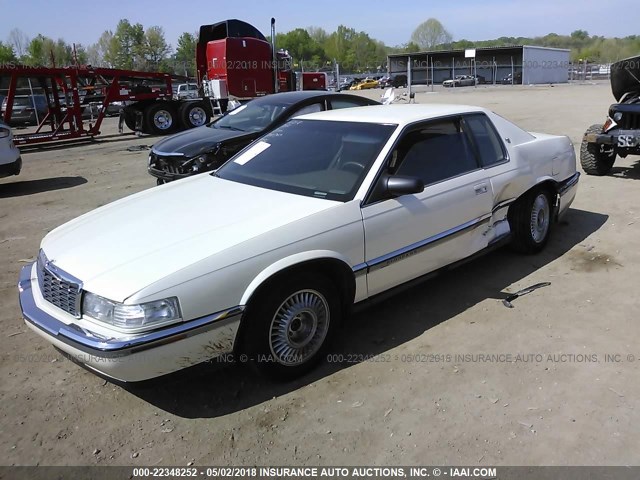 1G6EL13B2NU627947 - 1992 CADILLAC ELDORADO WHITE photo 2