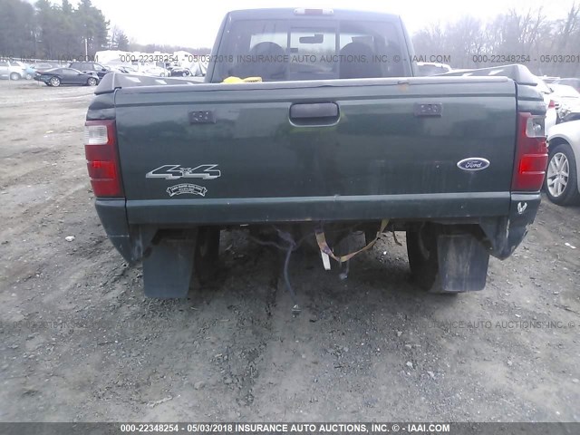 1FTZR45E92TA71126 - 2002 FORD RANGER SUPER CAB GREEN photo 6