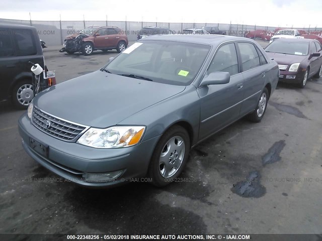 4T1BF28B73U326315 - 2003 TOYOTA AVALON XL/XLS GREEN photo 2