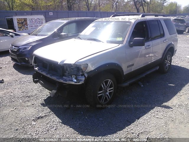 1FMEU73E97UA35855 - 2007 FORD EXPLORER XLT SILVER photo 2