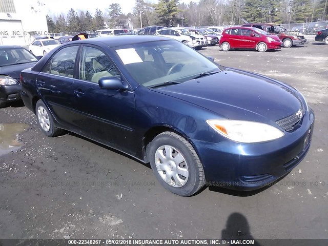 4T1BE32K43U161003 - 2003 TOYOTA CAMRY LE/XLE/SE მუქი ლურჯი ფოტო 1