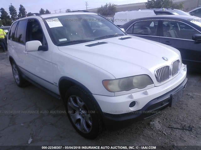 WBAFB33591LH10687 - 2001 BMW X5 4.4I WHITE photo 1