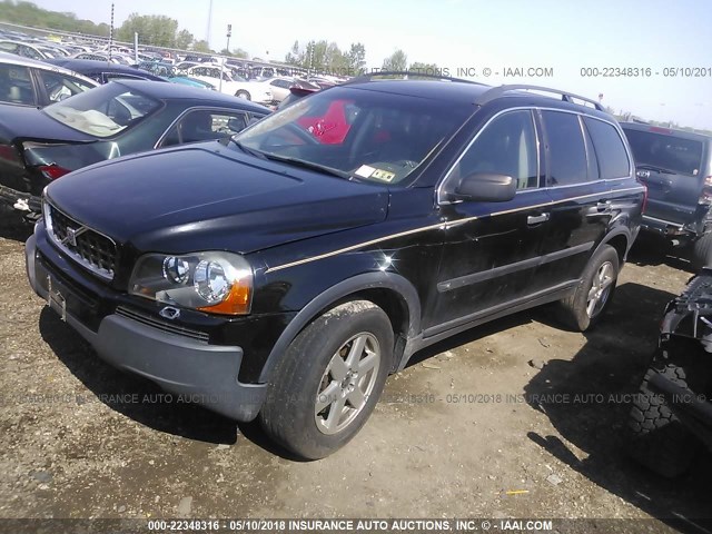 YV4CZ592961247926 - 2006 VOLVO XC90 BLACK photo 2