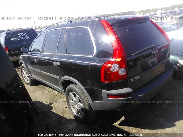 YV4CZ592961247926 - 2006 VOLVO XC90 BLACK photo 3