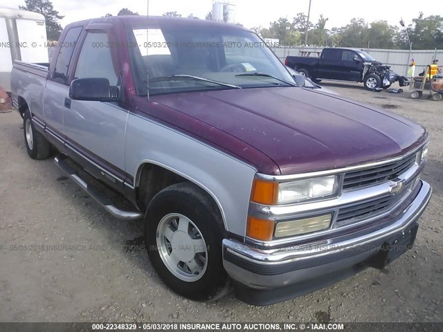 2GCEC19M8T1205129 - 1996 CHEVROLET GMT-400 C1500 MAROON photo 1