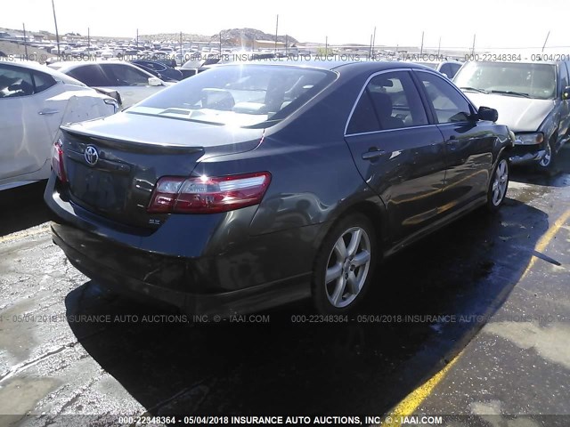 4T1BK46K67U559361 - 2007 TOYOTA CAMRY NEW GENERAT LE/XLE/SE GRAY photo 4