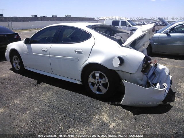 2G2WP522441314394 - 2004 PONTIAC GRAND PRIX GT WHITE photo 3