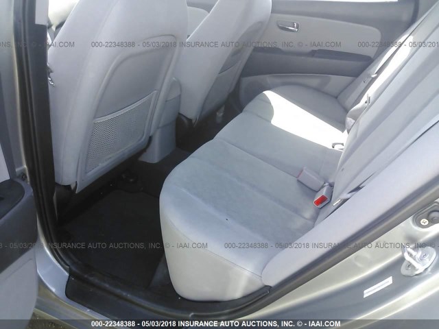 KMHDU4AD3AU952785 - 2010 HYUNDAI ELANTRA BLUE/GLS/SE GRAY photo 8