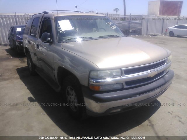 1GNEC13V95R244704 - 2005 CHEVROLET TAHOE C1500 GOLD photo 1