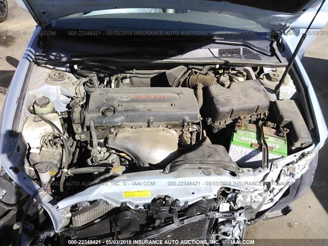 4T1BE30K16U693512 - 2006 TOYOTA CAMRY LE/XLE/SE ლურჯი ფოტო 10