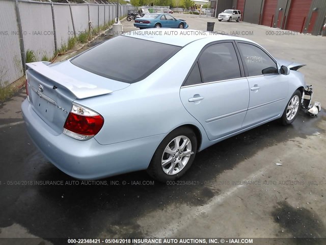 4T1BE30K16U693512 - 2006 TOYOTA CAMRY LE/XLE/SE ლურჯი ფოტო 4