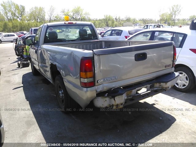 1GTEC14V83Z180336 - 2003 GMC NEW SIERRA C1500 TAN photo 3