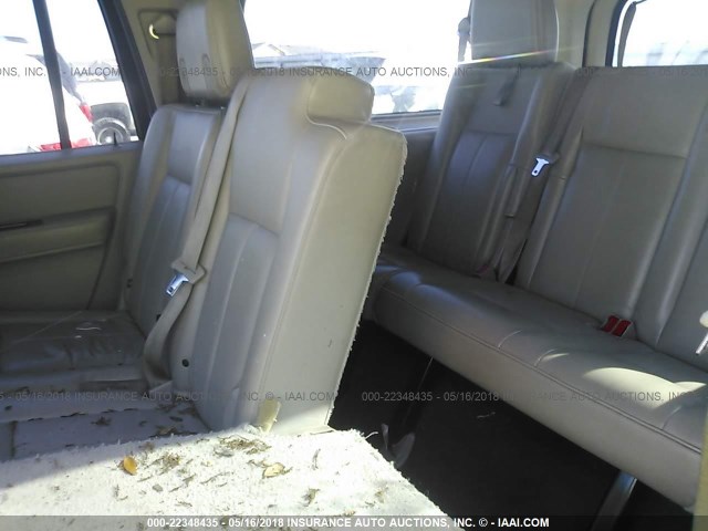 1FMFK19528LA58884 - 2008 FORD EXPEDITION EL LIMITED WHITE photo 8