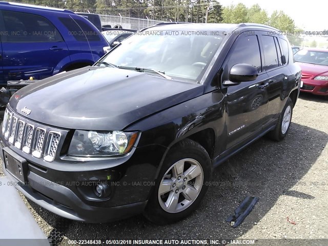 1C4NJCEA7GD766896 - 2016 JEEP COMPASS LATITUDE 黑色 照片 2