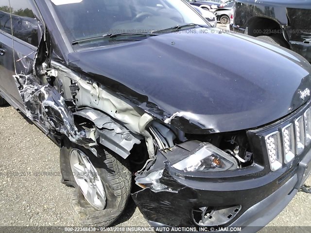 1C4NJCEA7GD766896 - 2016 JEEP COMPASS LATITUDE 黑色 照片 6