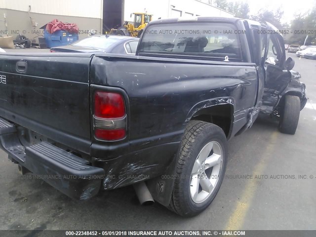 3B7HC13Z41G172085 - 2001 DODGE RAM 1500 BLACK photo 4