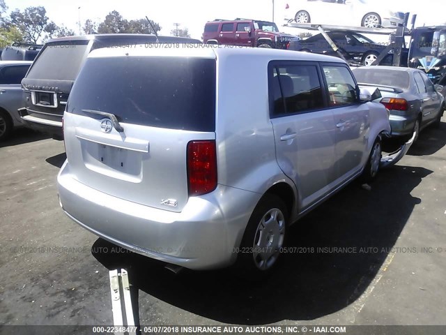 JTLKE50E281011773 - 2008 TOYOTA SCION XB ვერცხლისფერი ფოტო 4