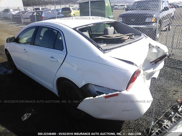 1G1ZA5E19BF275135 - 2011 CHEVROLET MALIBU LS 白色 照片 3