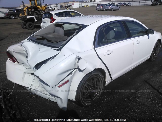 1G1ZA5E19BF275135 - 2011 CHEVROLET MALIBU LS 白色 照片 4