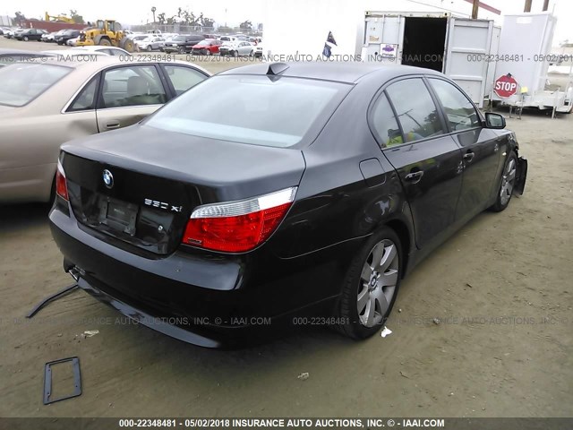 WBANF73576CU19701 - 2006 BMW 530 XI BLACK photo 4