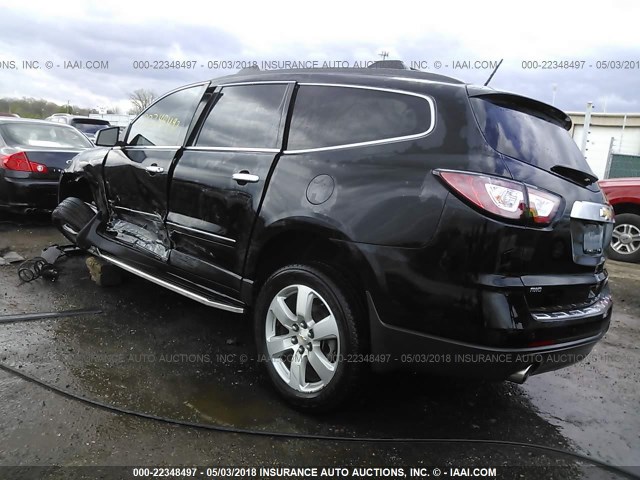 1GNKVJKD6GJ237197 - 2016 CHEVROLET TRAVERSE LTZ BLACK photo 3