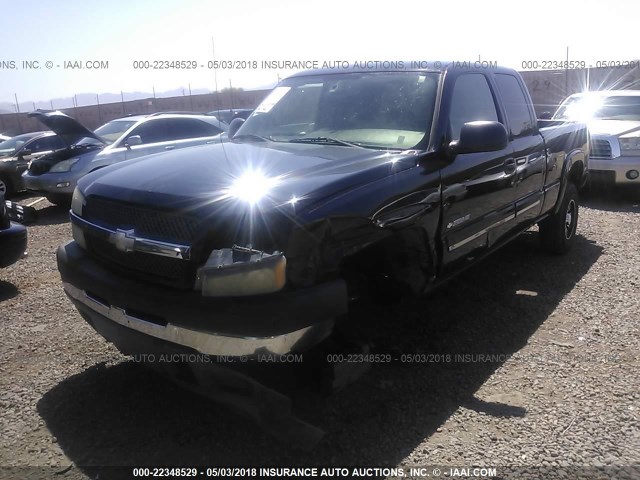 1GCHC29U04E374547 - 2004 CHEVROLET SILVERADO C2500 HEAVY DUTY BLACK photo 2