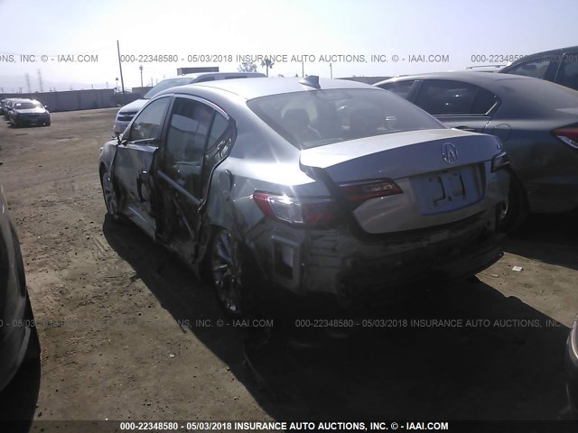19UDE2F34HA011736 - 2017 ACURA ILX WATCH PLUS SILVER photo 3