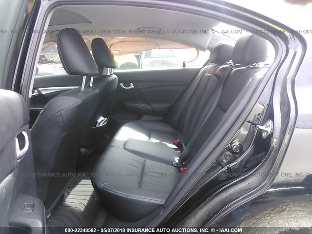 19XFB2F97FE241589 - 2015 HONDA CIVIC EXL BLACK photo 8