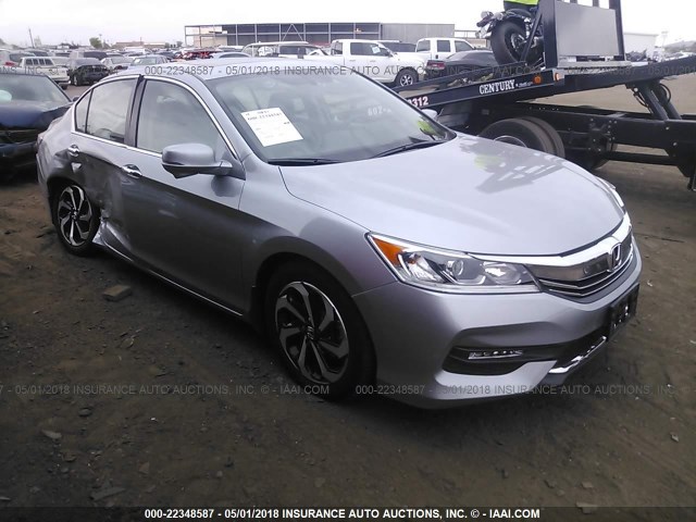 1HGCR2F8XHA014409 - 2017 HONDA ACCORD EXL SILVER photo 1