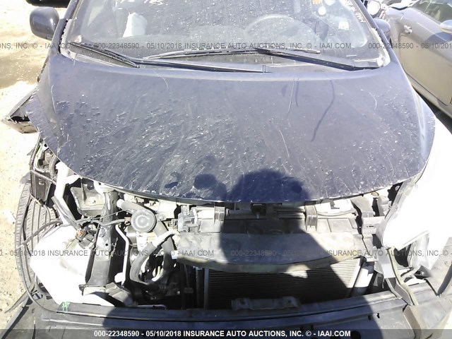 3N1CE2CP9EL388541 - 2014 NISSAN VERSA NOTE S/S PLUS/SV/SL BLACK photo 10