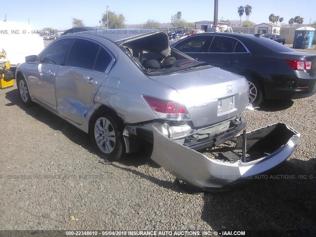 JHMCP26479C010890 - 2009 HONDA ACCORD LXP SILVER photo 3