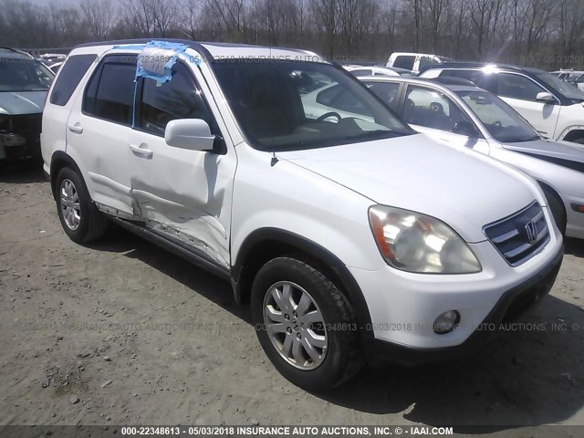 SHSRD789X6U414638 - 2006 HONDA CR-V SE/EX WHITE photo 1