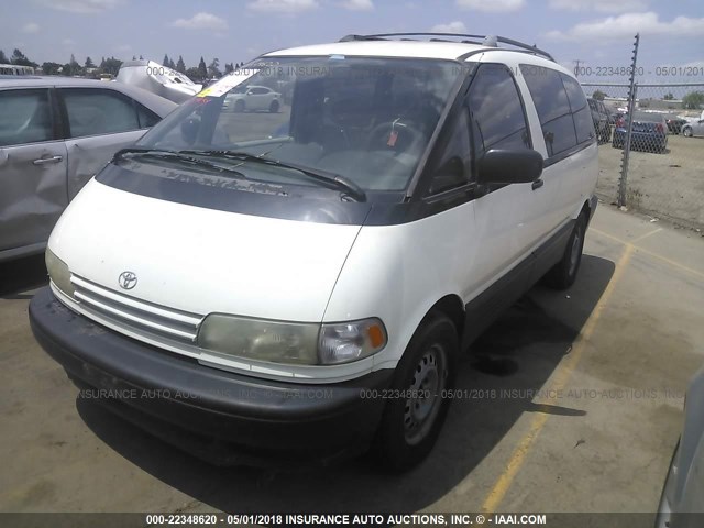 JT3AC14R3S1161969 - 1995 TOYOTA PREVIA LE WHITE photo 2