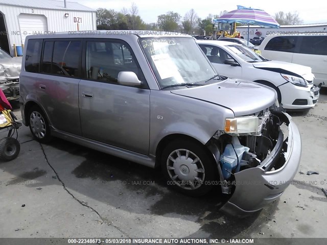 JTLKT324X64071097 - 2006 TOYOTA SCION XB GRAY photo 1