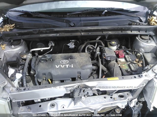 JTLKT324X64071097 - 2006 TOYOTA SCION XB GRAY photo 10