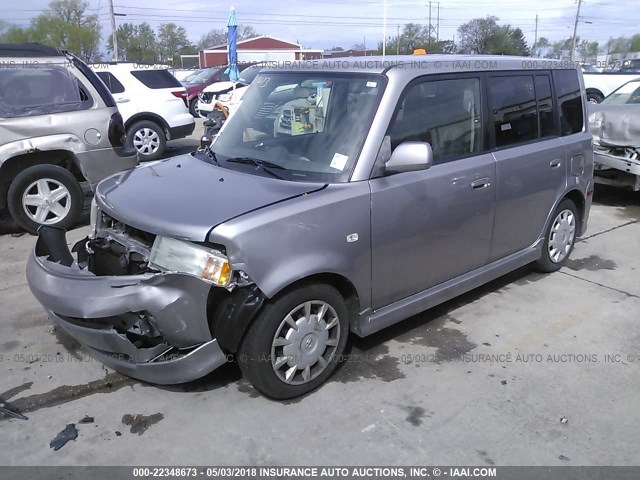 JTLKT324X64071097 - 2006 TOYOTA SCION XB GRAY photo 2