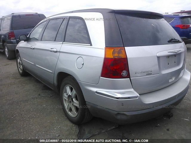 2C4GM68405R386638 - 2005 CHRYSLER PACIFICA TOURING SILVER photo 3