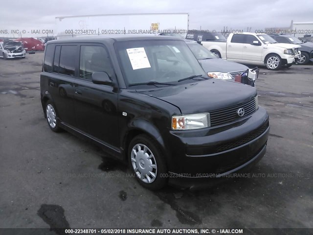 JTLKT324664110168 - 2006 TOYOTA SCION XB BLACK photo 1