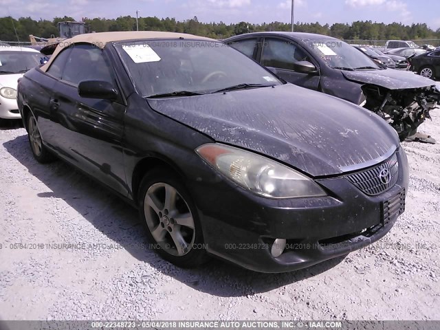 4T1FA38P46U082595 - 2006 TOYOTA CAMRY SOLARA SE/SLE BLACK photo 1