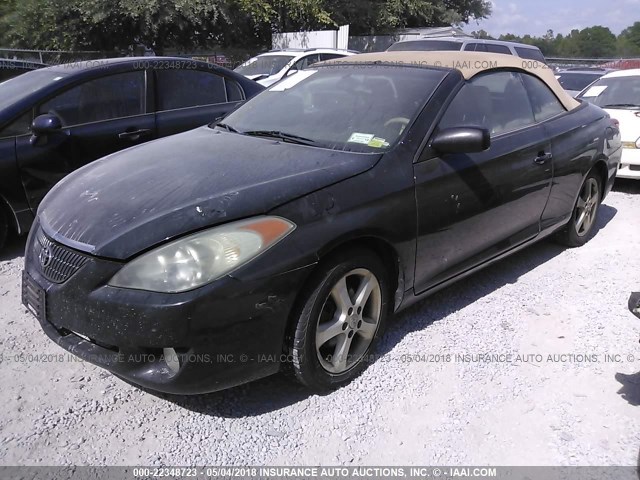 4T1FA38P46U082595 - 2006 TOYOTA CAMRY SOLARA SE/SLE BLACK photo 2