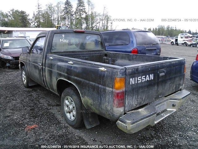 1N6SD11S3VC427355 - 1997 NISSAN TRUCK XE BLACK photo 3