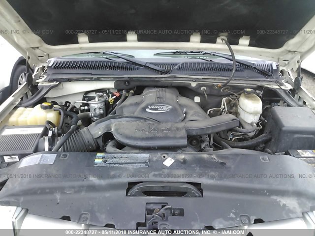 1GYEK63N73R163023 - 2003 CADILLAC ESCALADE LUXURY თეთრი ფოტო 10