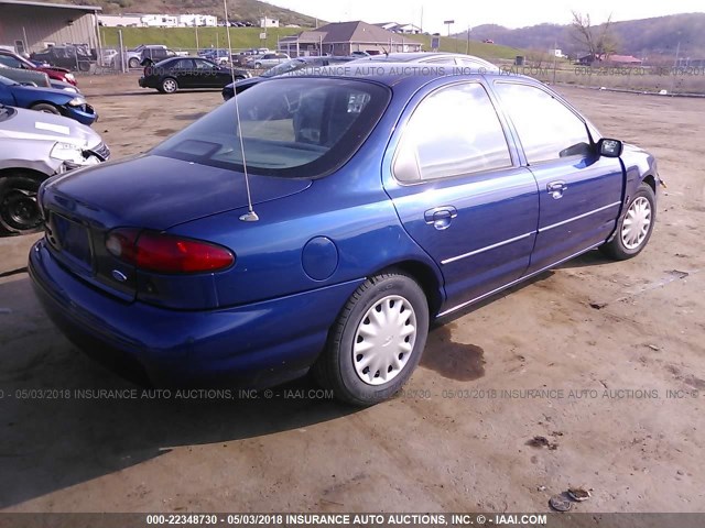 1FALP65Z9TK224174 - 1996 FORD CONTOUR GL/SPORT BLUE photo 4