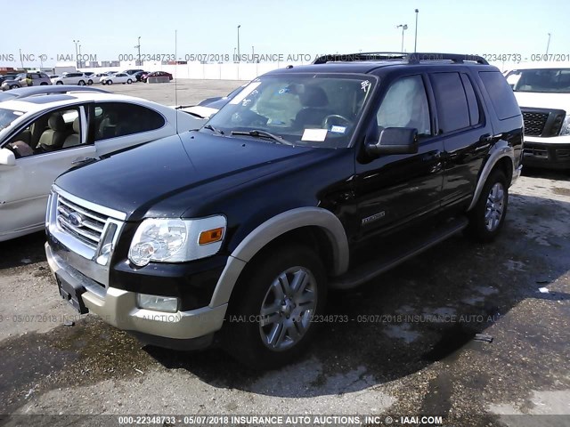 1FMEU64E68UA45771 - 2008 FORD EXPLORER EDDIE BAUER BLACK photo 2