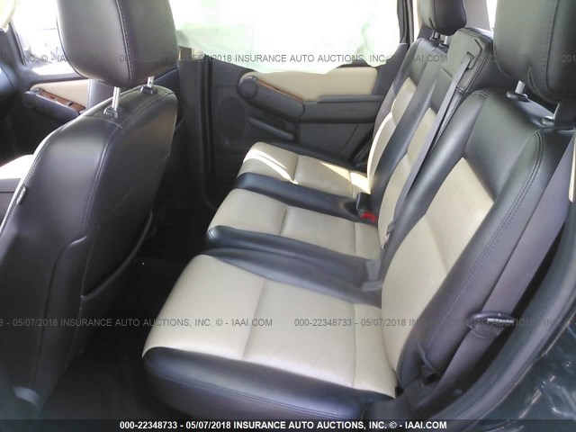 1FMEU64E68UA45771 - 2008 FORD EXPLORER EDDIE BAUER BLACK photo 8