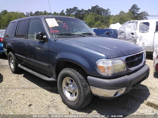 1FMZU63E41ZA73838 - 2001 FORD EXPLORER XLT BLUE photo 1