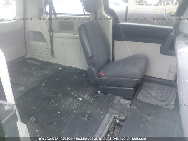 2D8HN44H88R798469 - 2008 DODGE GRAND CARAVAN SE BLACK photo 8